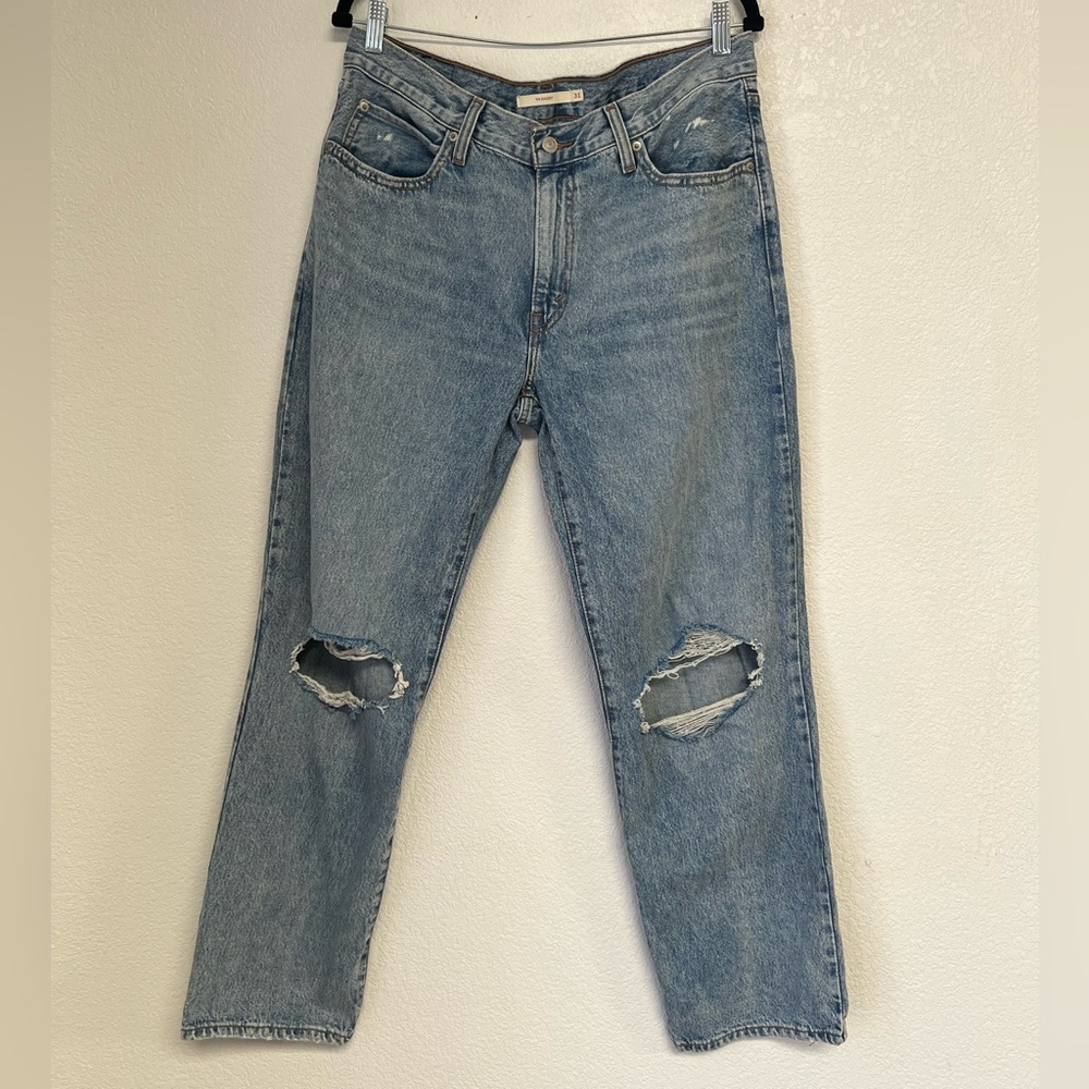 Levi’s ‘94 Baggy Distressed High Rise Jeans 90s Grunge Streetwear Size 32